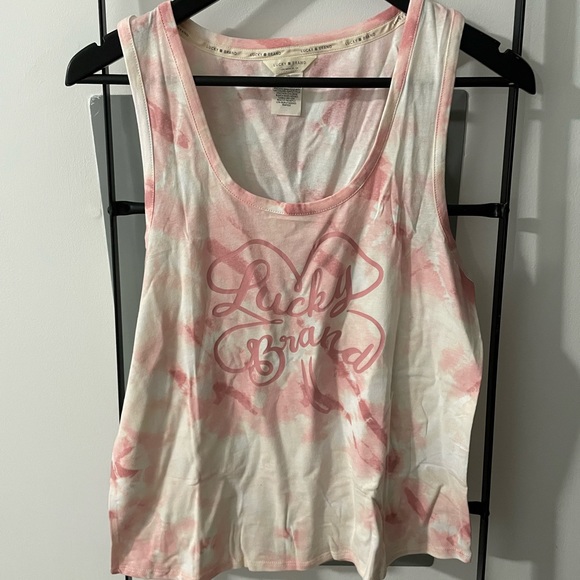 Lucky Brand Tank Top Pink L - Picture 3 of 5